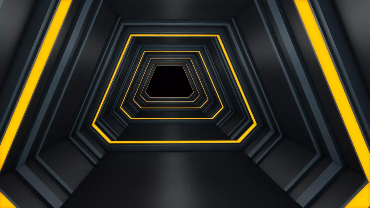 Sci Fi Tunnel 3D model 62