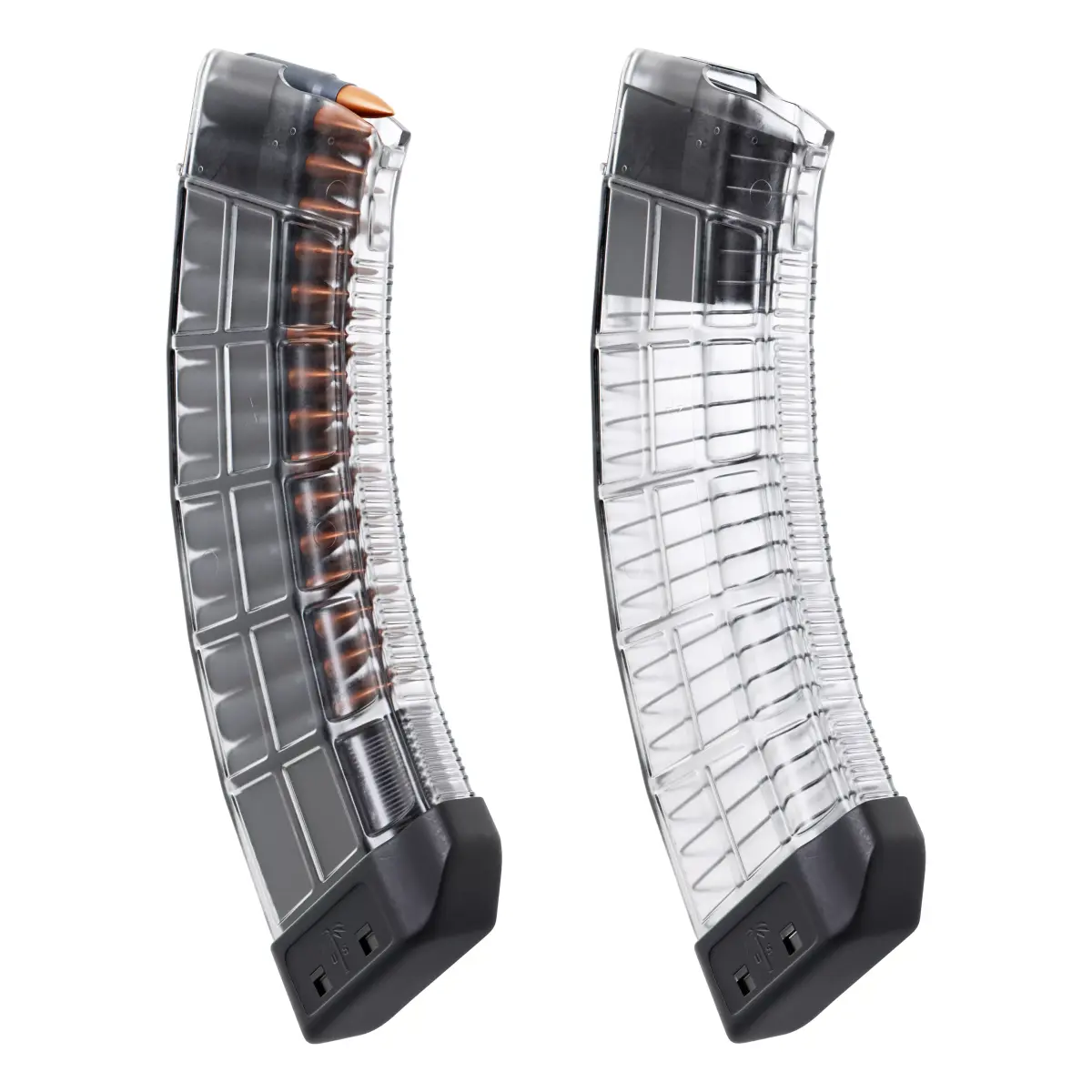 US Palm Clear Polymer AK Magazine 7 62x39mm Low-poly 3D model