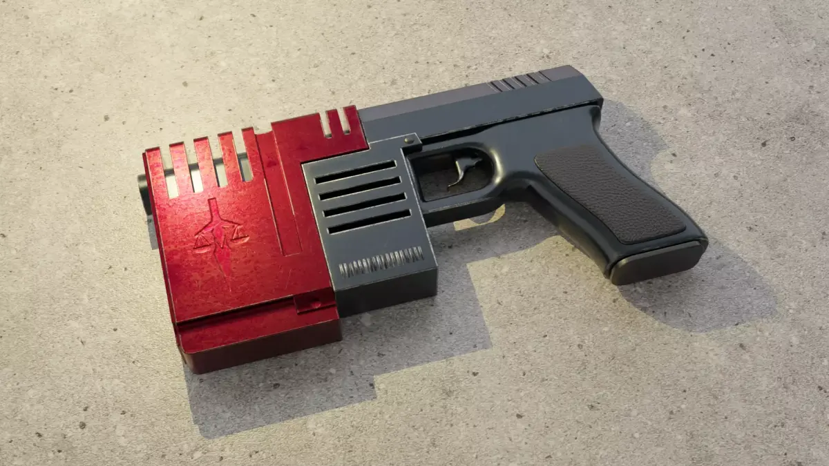 John Blade Gun from SiN 3D model