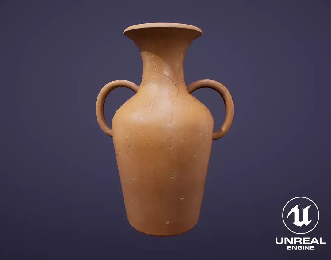 Stylized Jug Free low-poly 3D model