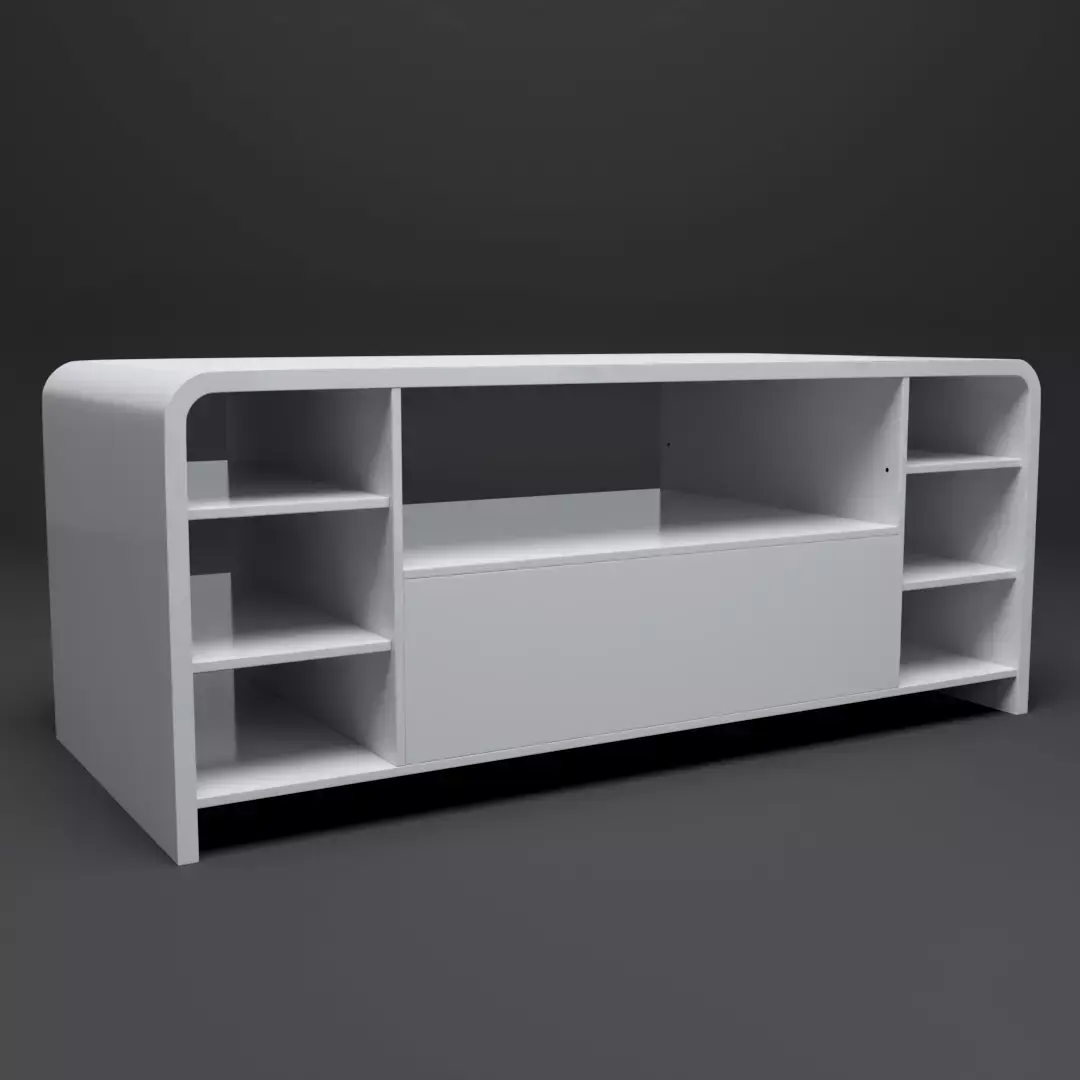 Rounded Coffee Table M 2 3D model Free 3D model