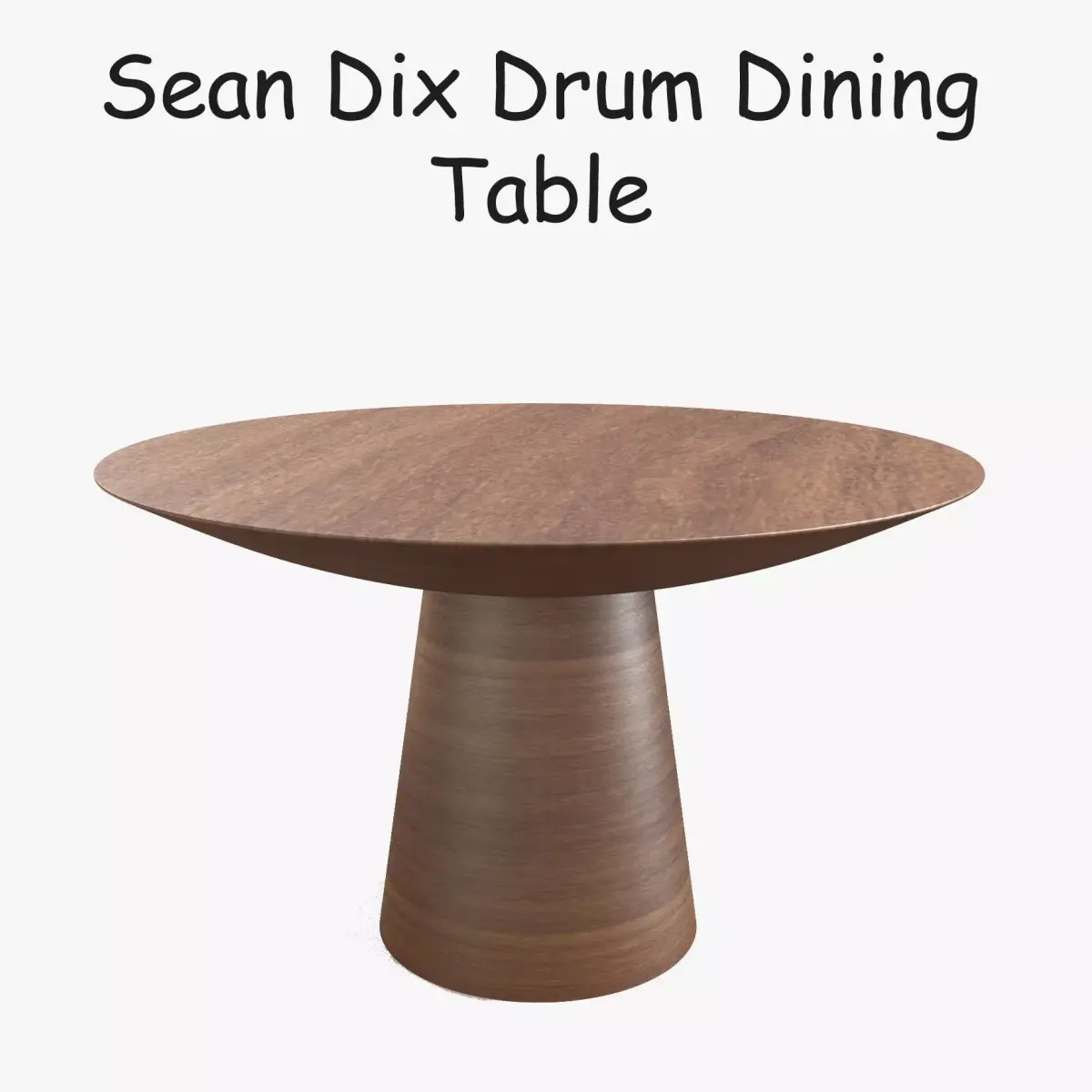 Sean Dix Drum Dining Table Free 3D model