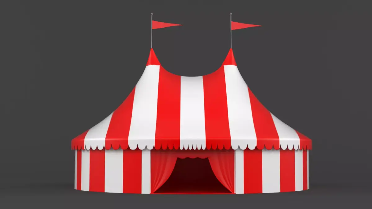 Circus Tent Free 3D model
