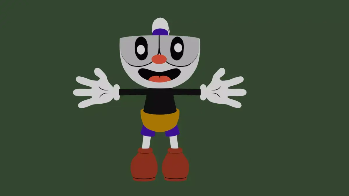 Mr Cup Low-poly 3D model