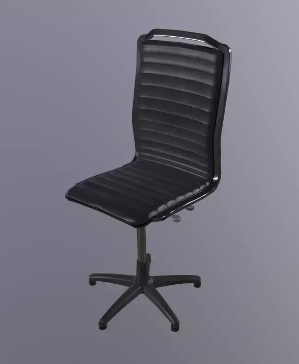 Lab Chair Low-poly 3D model