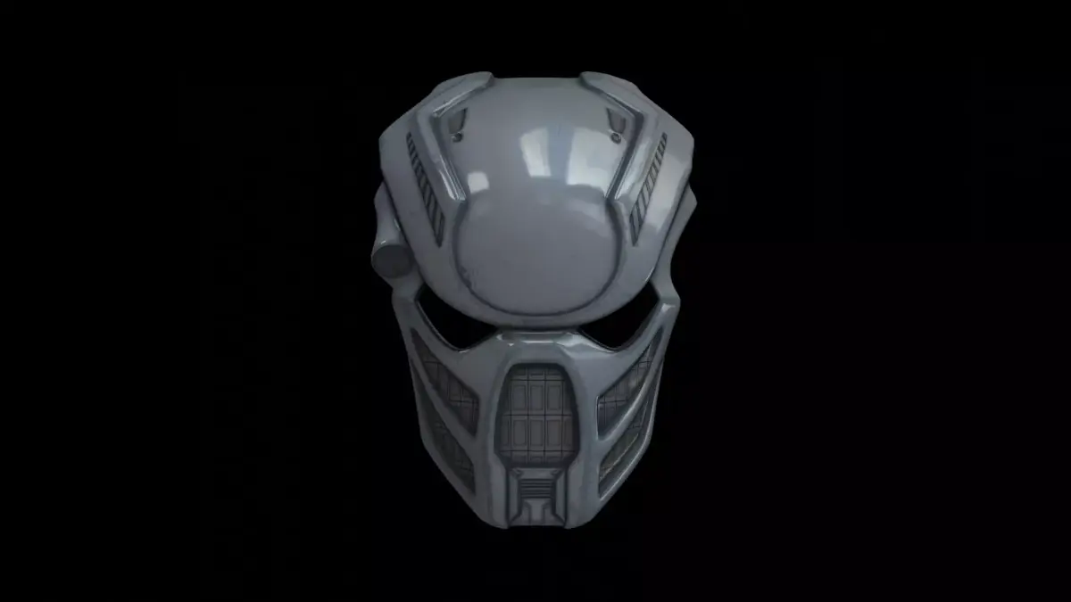 predator cosplay mask 3D print model shop