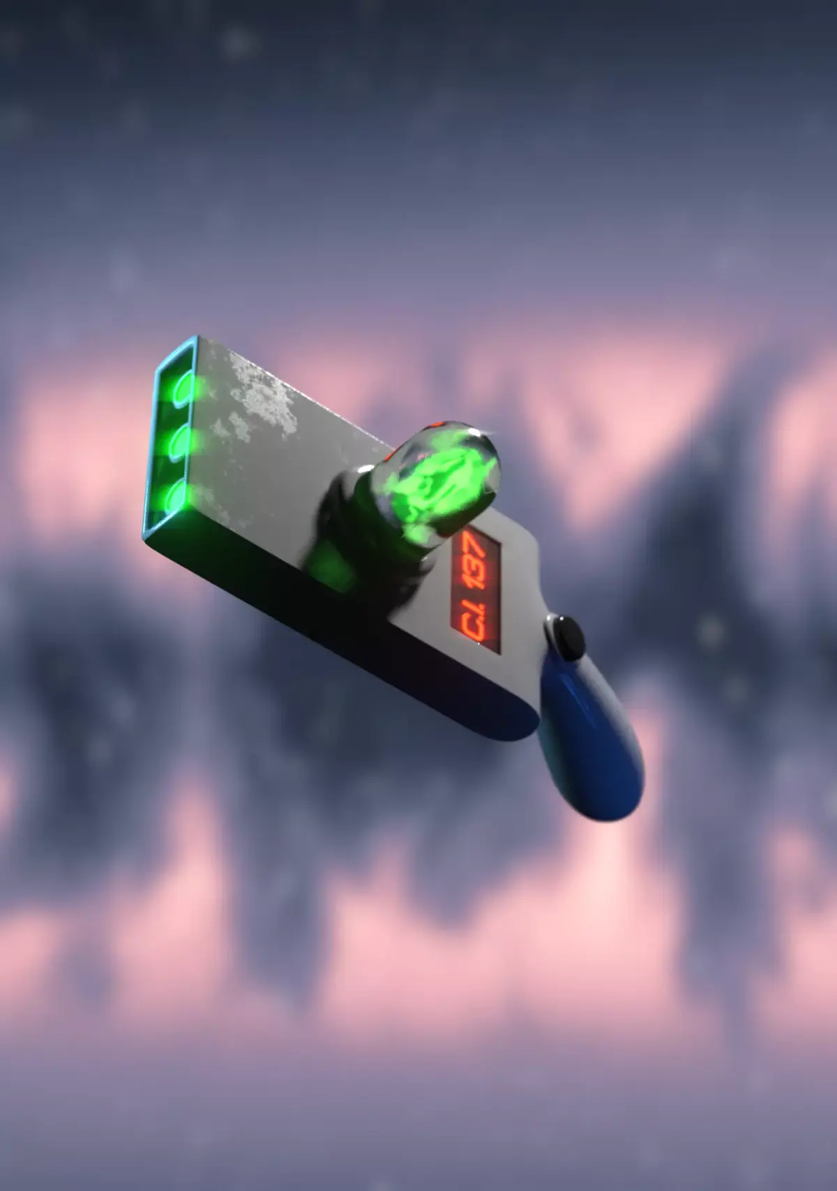 Rick and Morty Portal Gun 3D Model  Animation  3D model