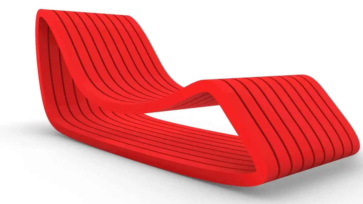 Outdoor chair 3D model buy