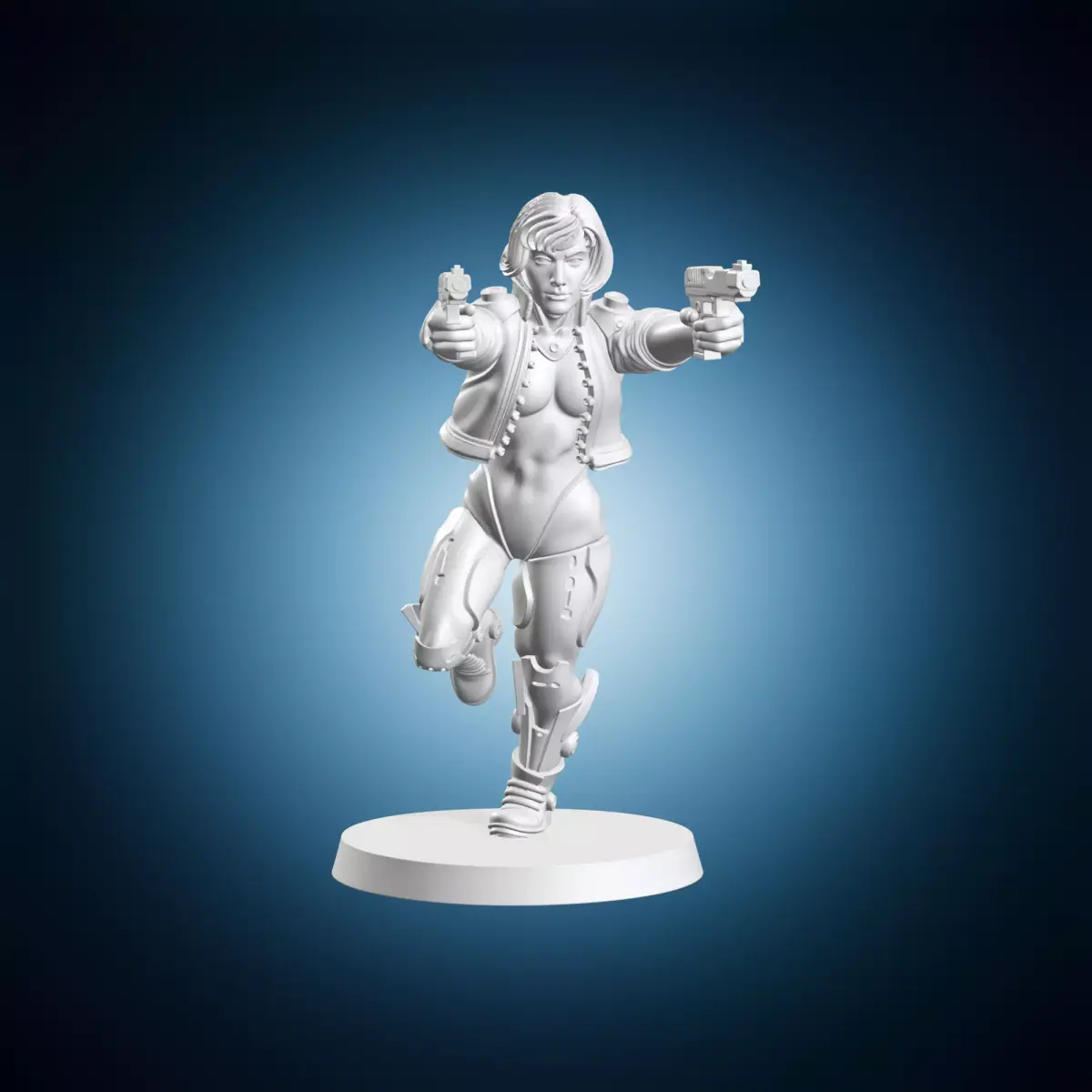 Samiko Sci Fi Police Officer Miniature 3D print model