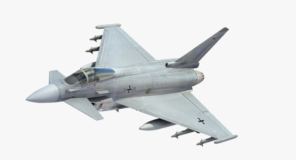 Typhoon Luftwaffe 3D model