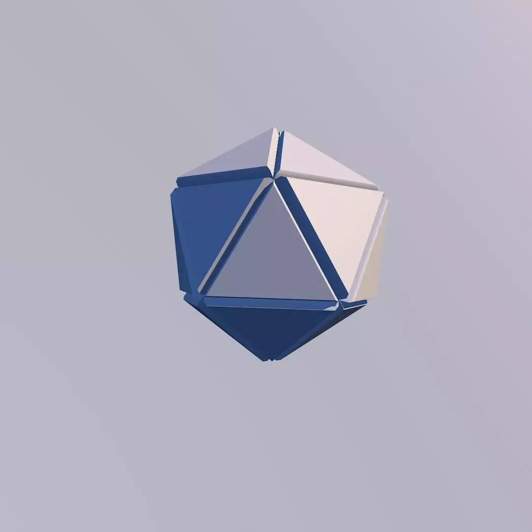 Sci Fi Object no 4 - Pyramid Sphere Torus 2019 Low Poly 3D model