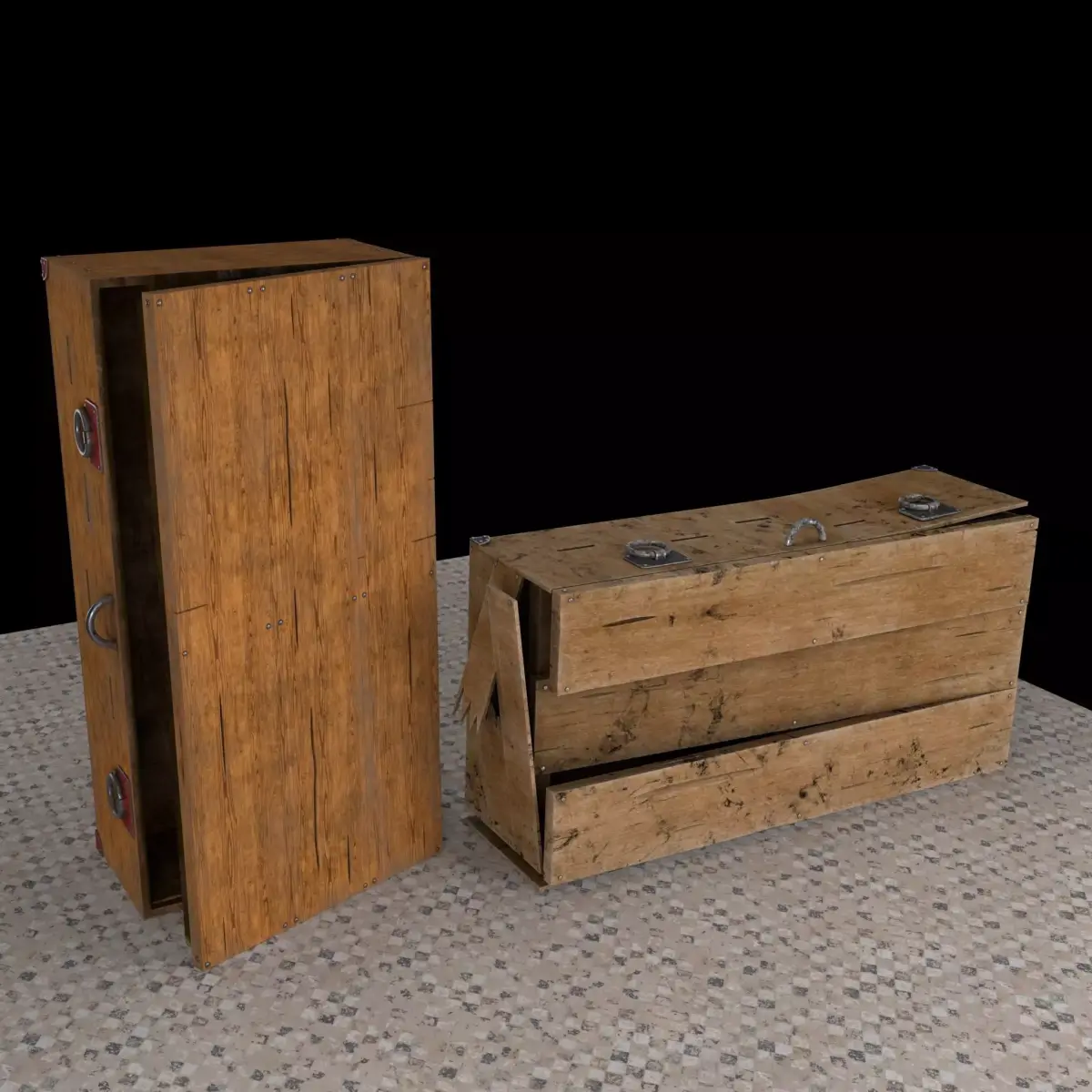 Wooden Case Free 3D model