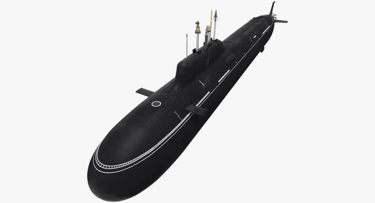Project 885 Yasen Class Submarine 3D model