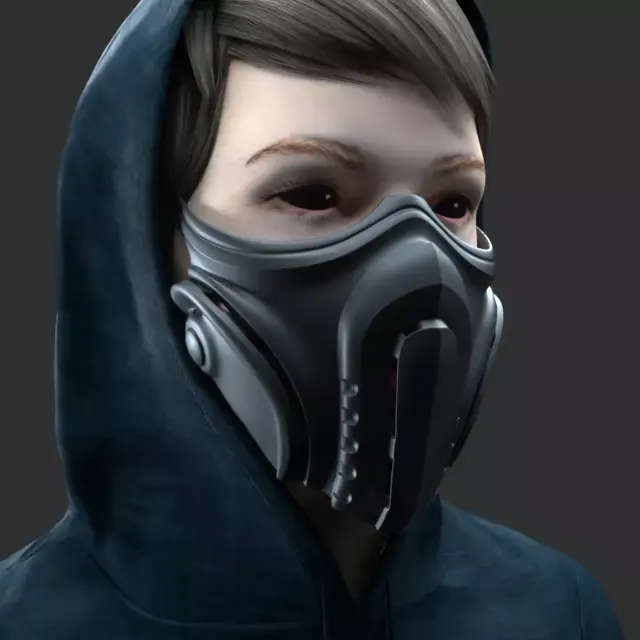 Mask cover mask - COVID - 2 types 3D print model