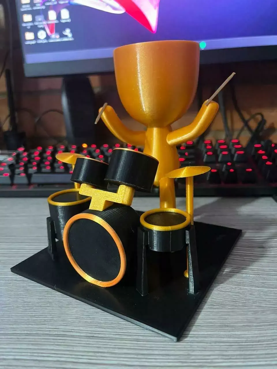 Robert plant drummer  Free 3D print model
