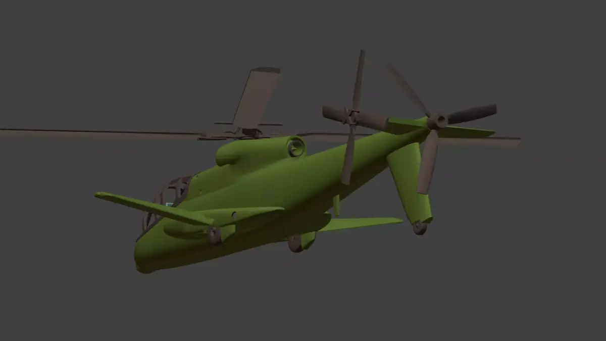  Lockheed AH-56  3D print model