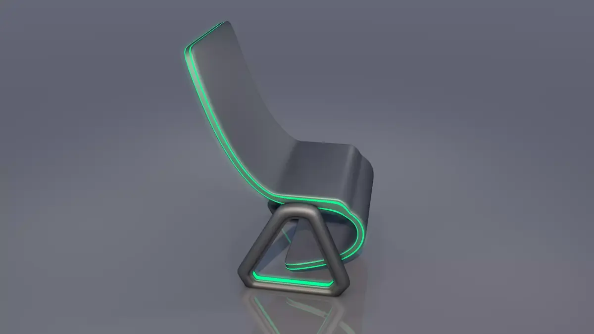 Sci Fi Chair 3D model get