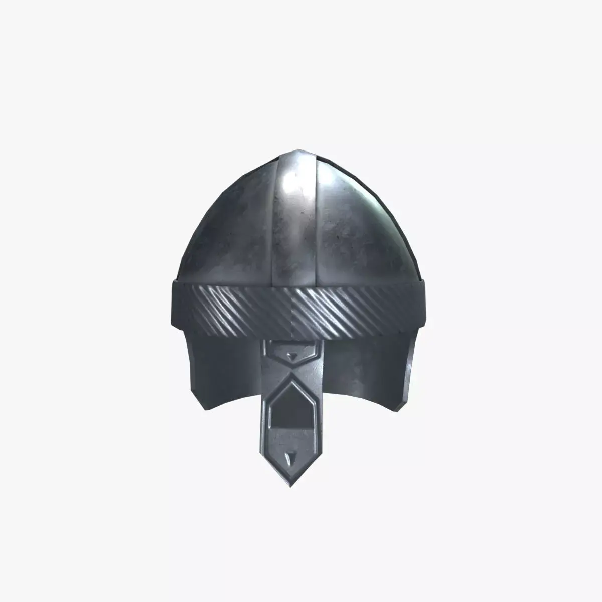 Medieval Helmet V03 Low-poly 3D model