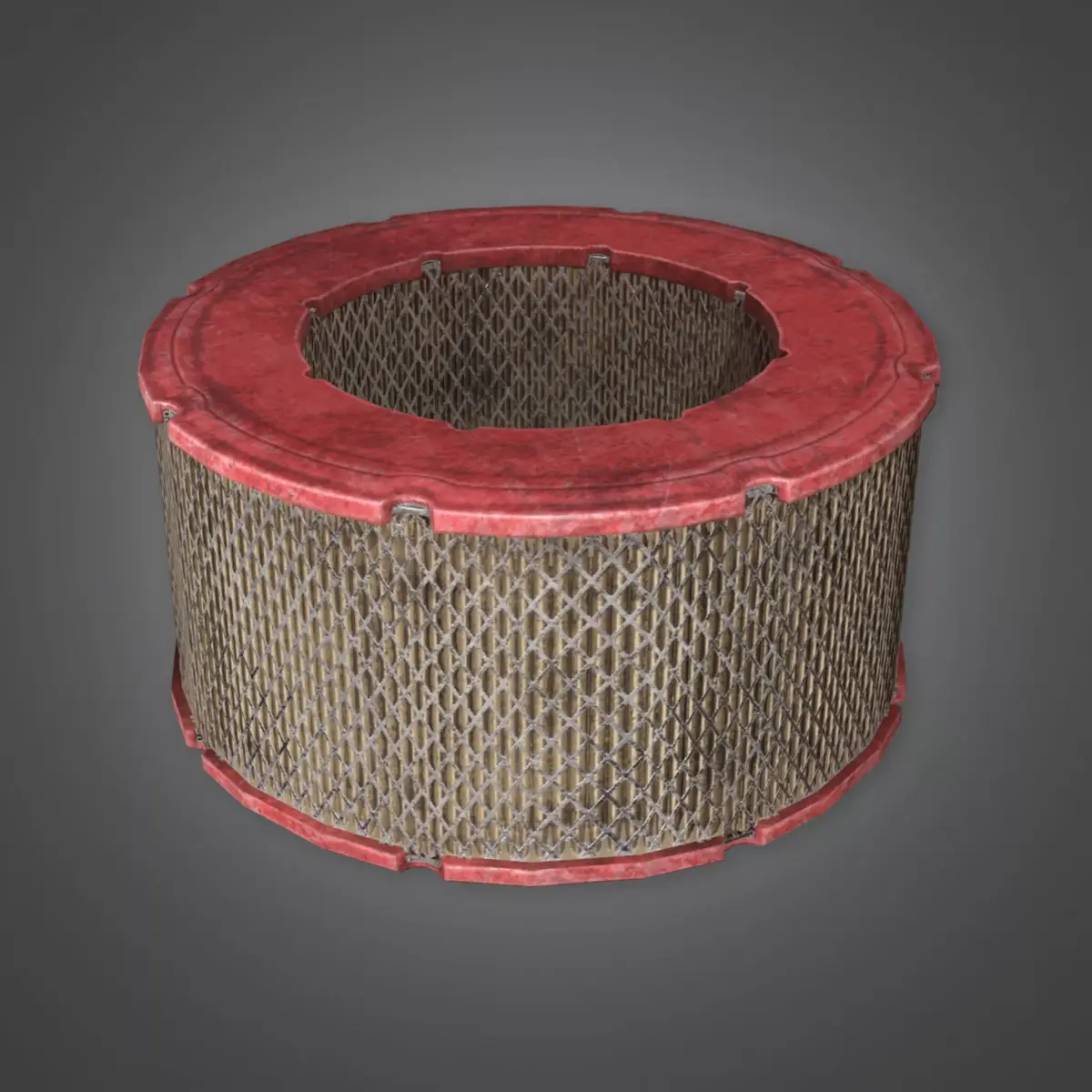 Realistic Car Air Filter 3D Model 3D print model