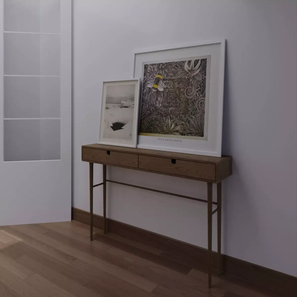Console - furniture Free 3D model