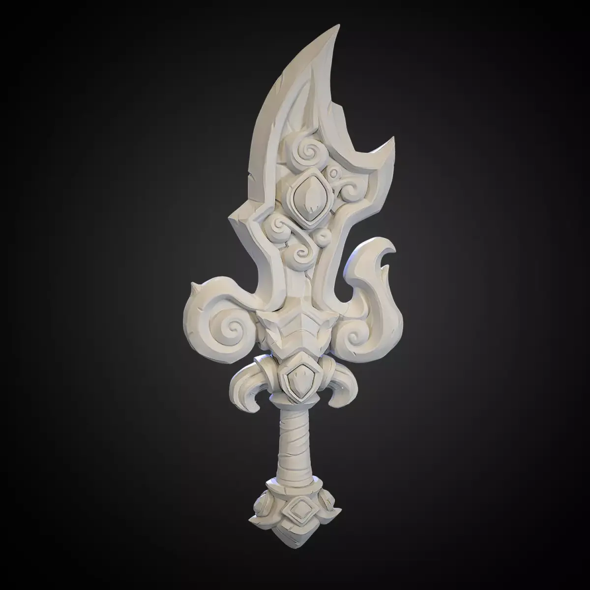 Stylized Sword 09 3D model