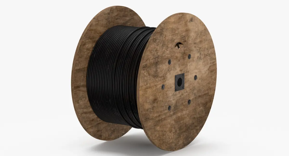 Wood Spool 02 3D model