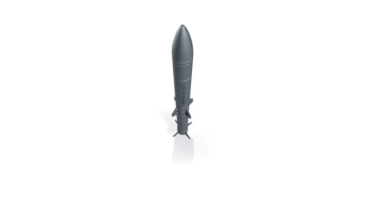 PL-15 Air-to-Air Missile Low-poly 3D model