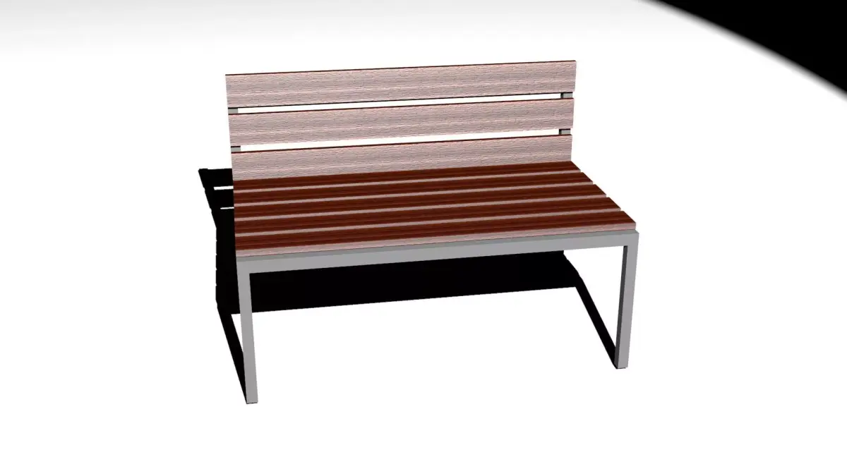 Bench 3D model 22