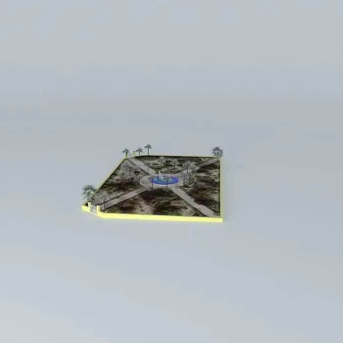 Parque Saint Jean de Vedas Free 3D model