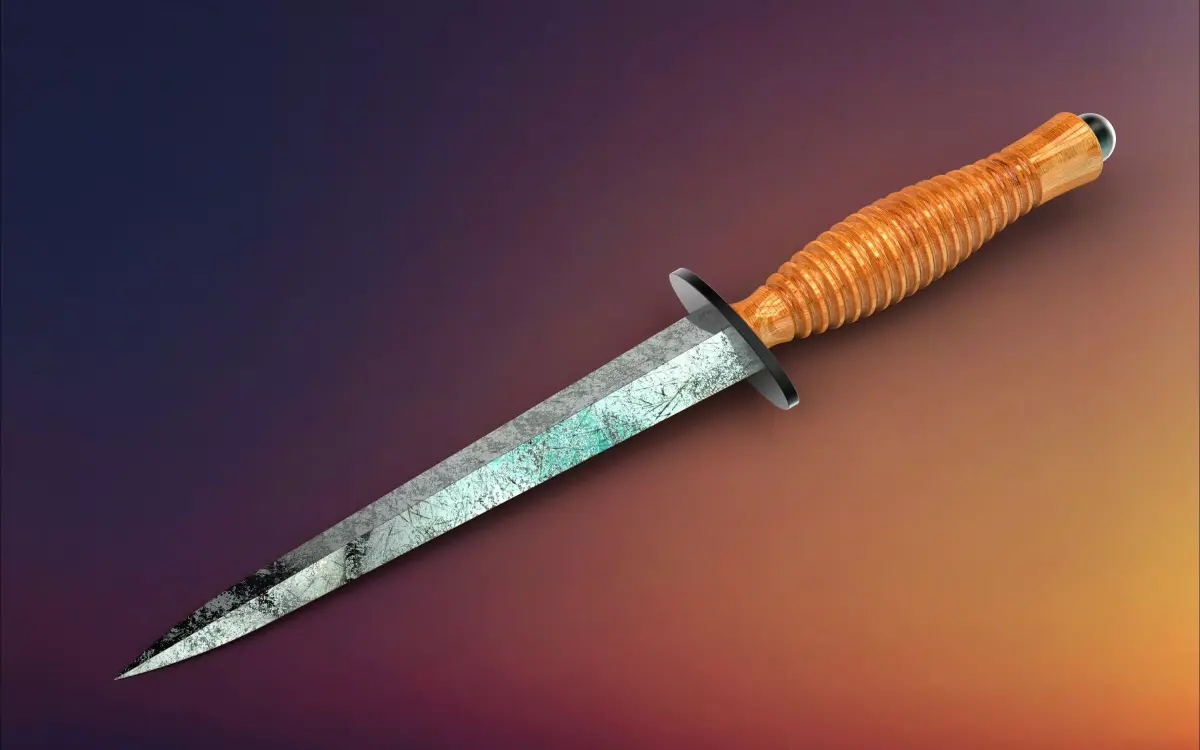 Dirk knife Fairbairn Sykes dagger 3D model