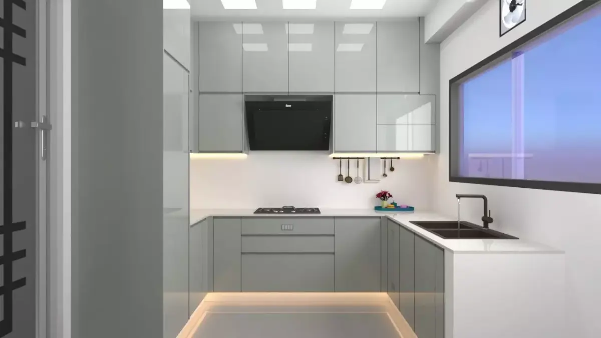 wet kitchen Free 3D model