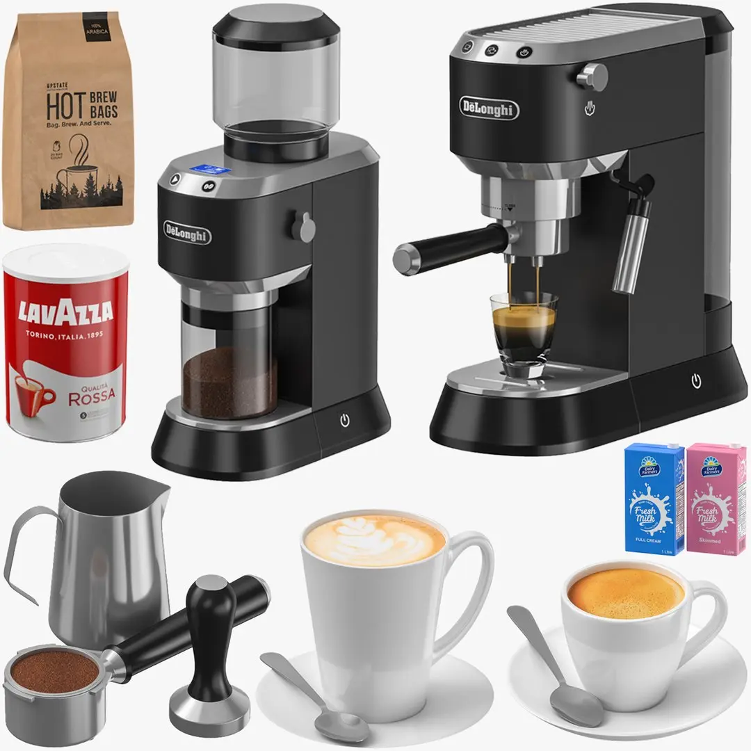 Coffee Making Collection 3D model