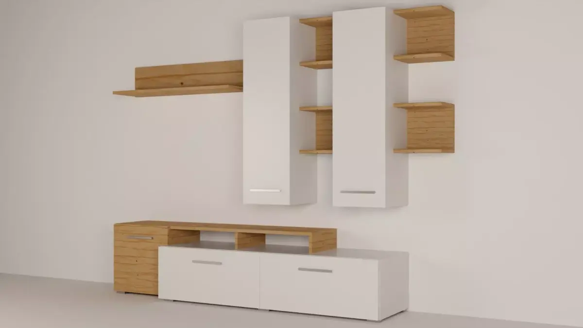 AlphaB2B Astin Tv Unit Free low-poly 3D model