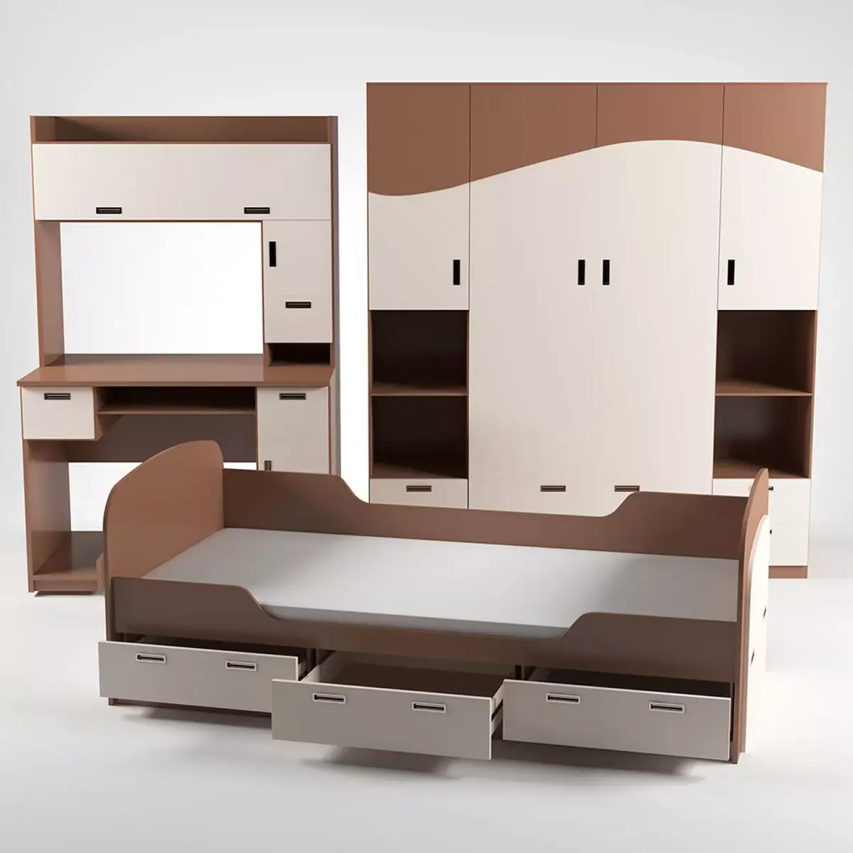 Furniture for childrens room  Free 3D model