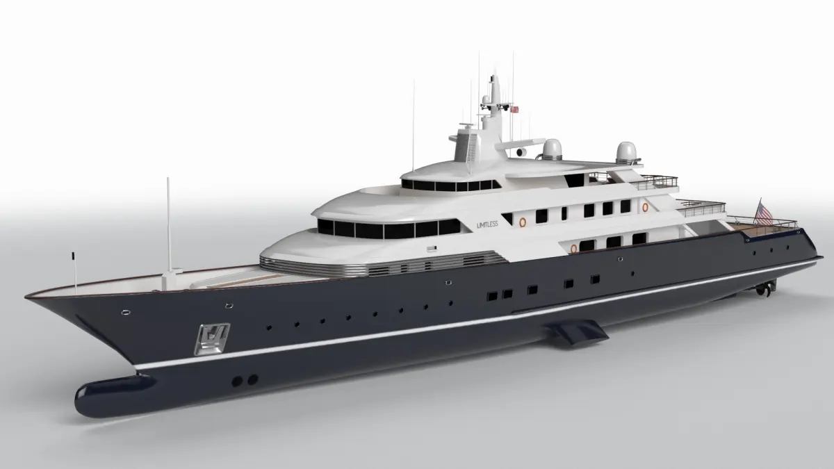 Limitless Superyacht Dynamic Simulation 3D model