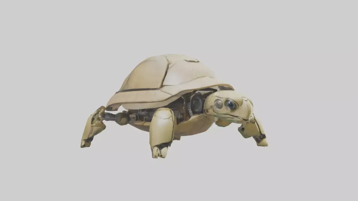 Robot version of a robot turtle model 3D model