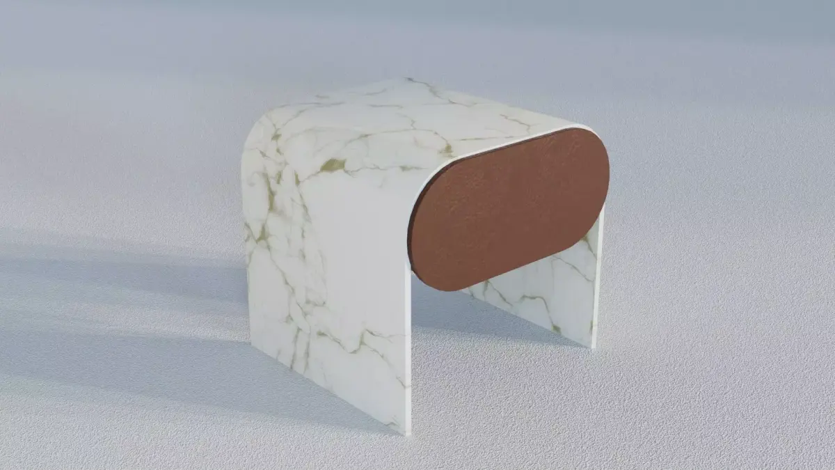 bedside minimlaist  Free low-poly 3D model