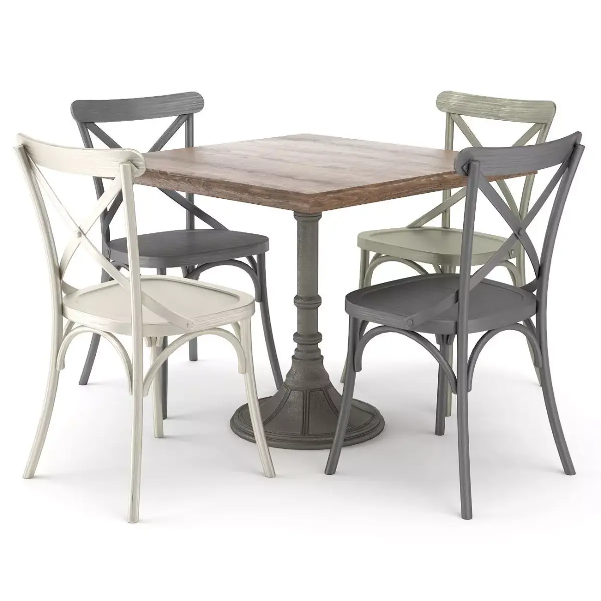 Dining set 08 Free 3D model