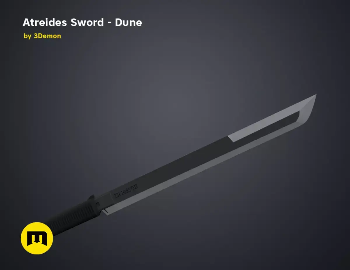 Atreides Sword 4 - Dune 3D print model purchase