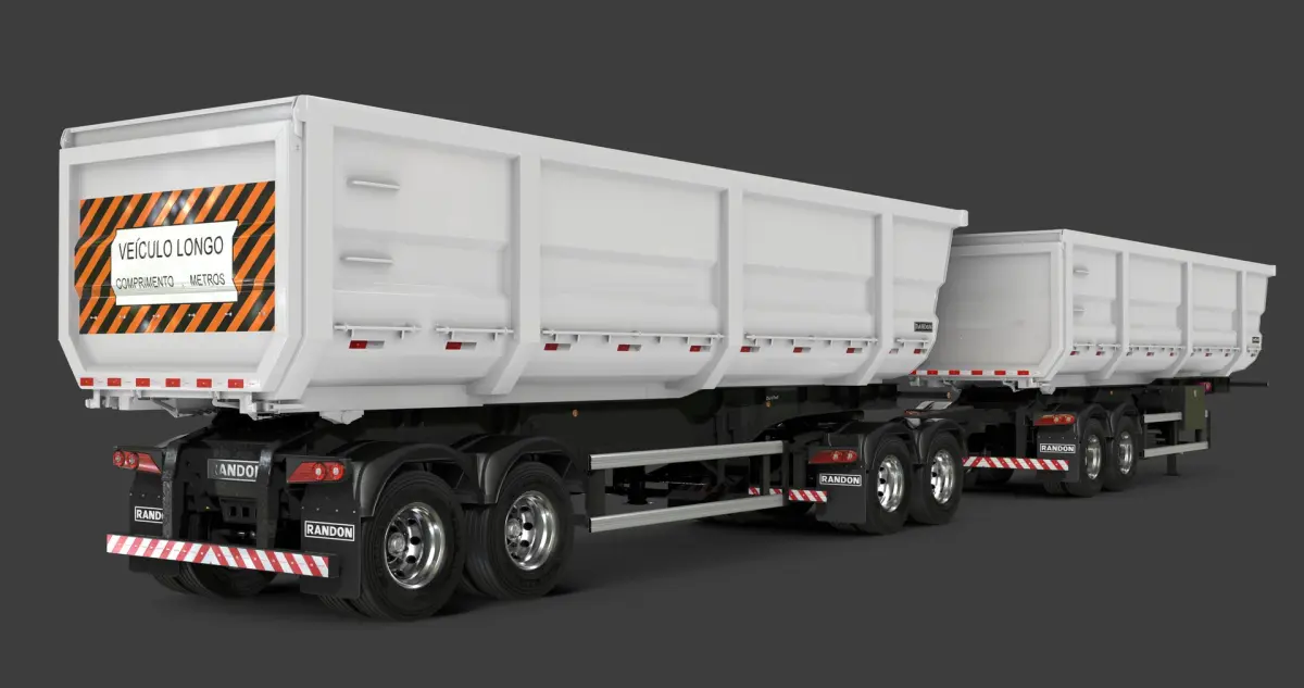 Randon RoadTrain Tipper 9 Axle 2020 3D model