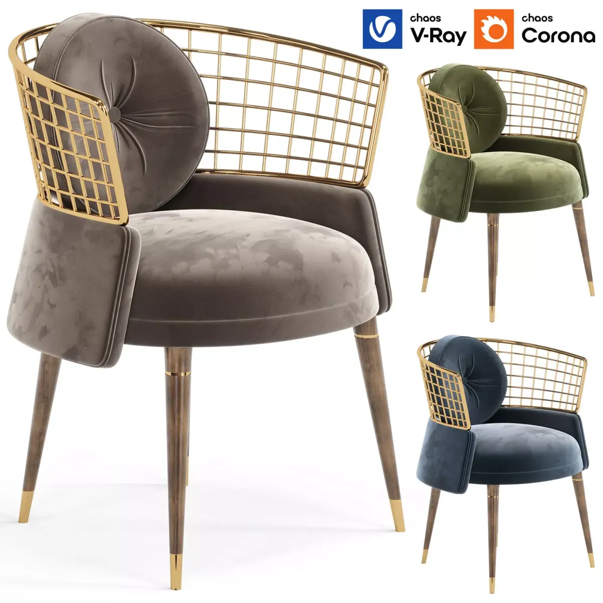 Frida Dinig Chair By Mezzo Collection Free low-poly 3D model
