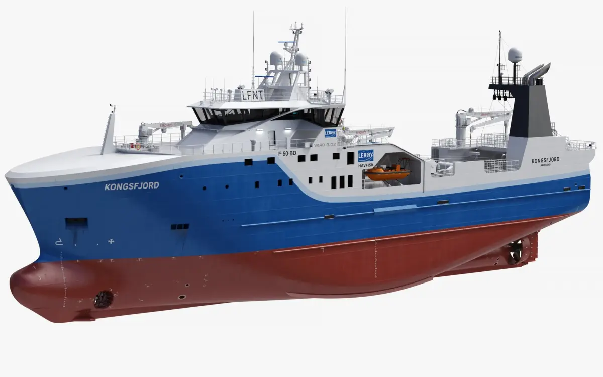 Fishing Vessel Kongsfjord Trawler 3D model purchase