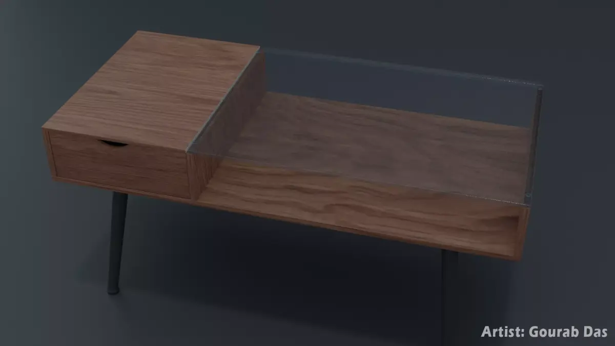 Coffee Table Free 3D model 18