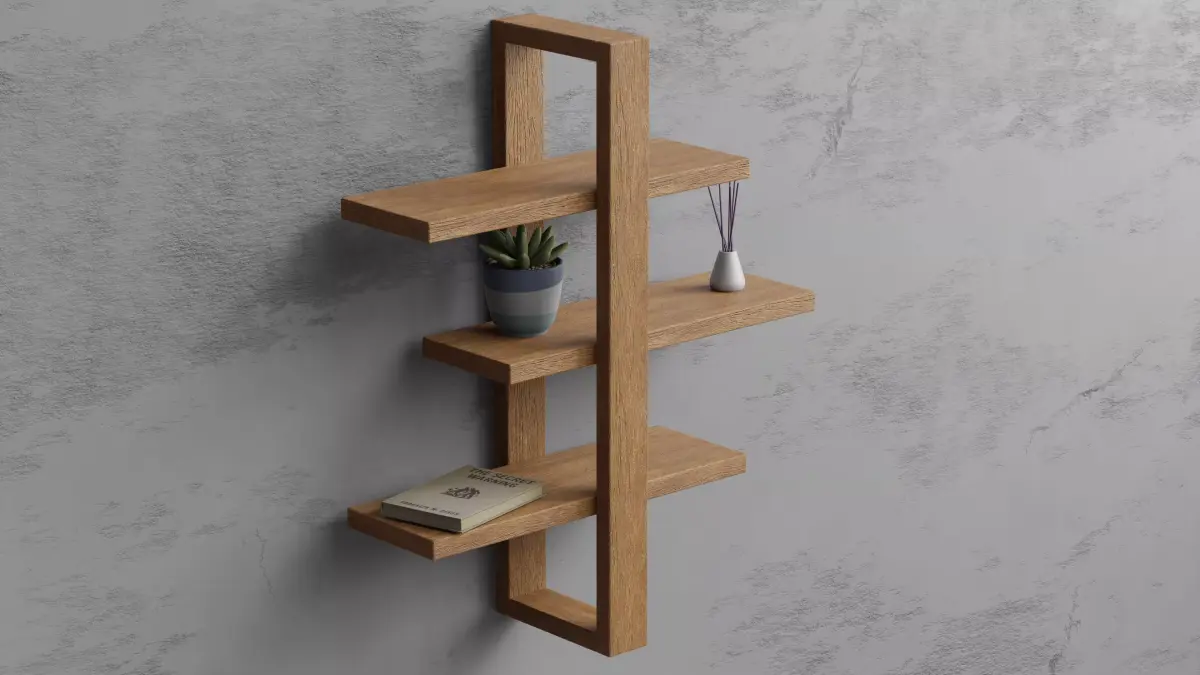 Modern SHelf Design Free 3D model
