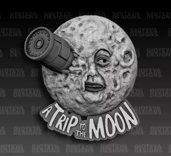 A Trip to The Moon V1  - GEORGES MELIES 1902 3D model