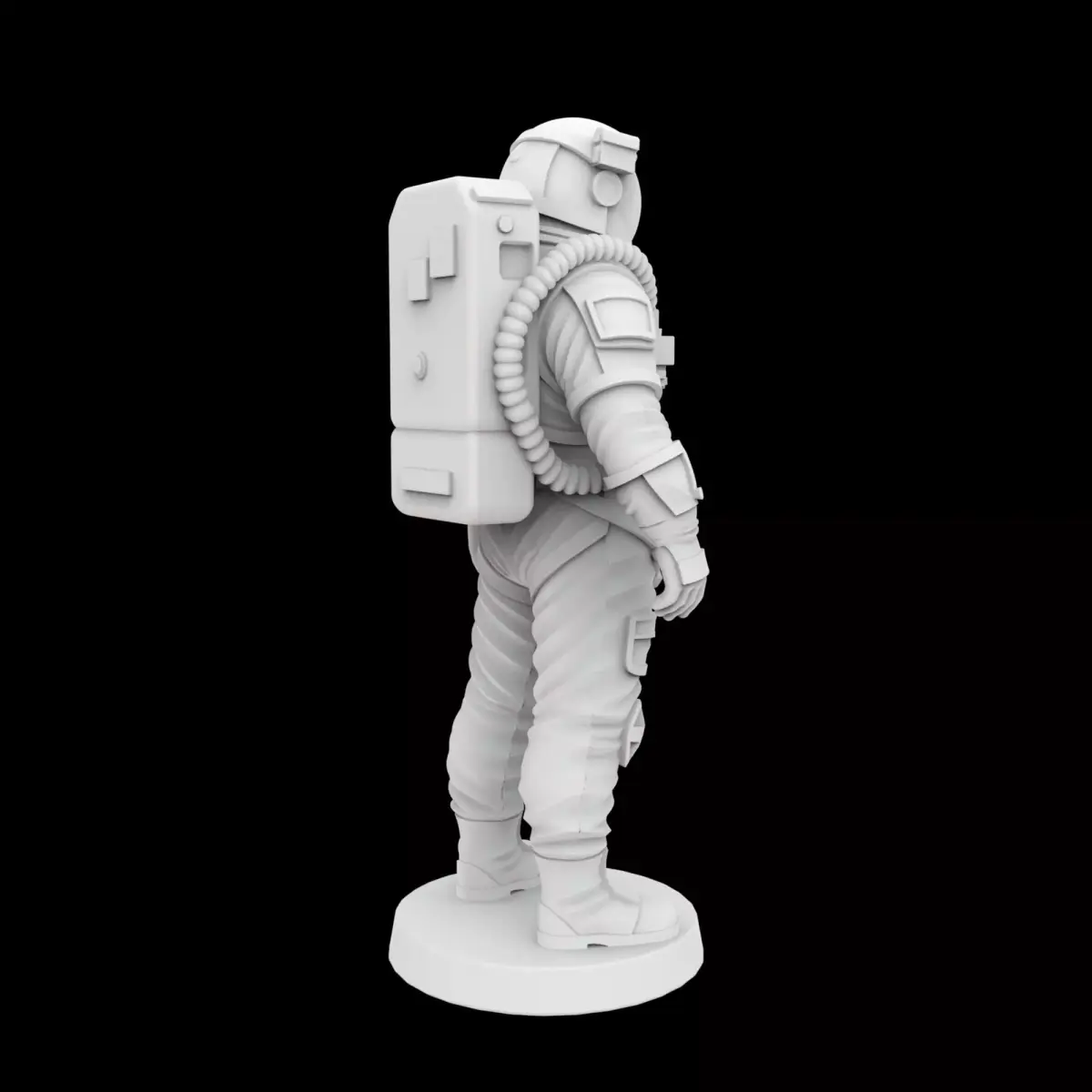 Astronaut Explorer Figurine 3D Print Model 3D print model