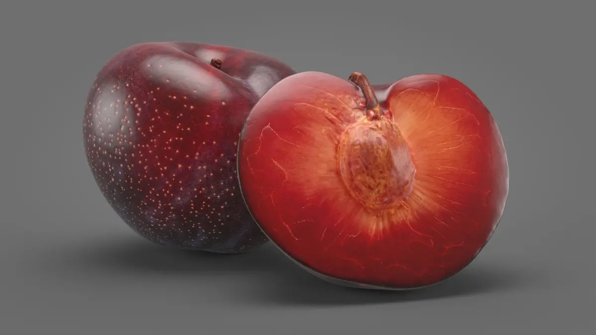Plum 02 3D model