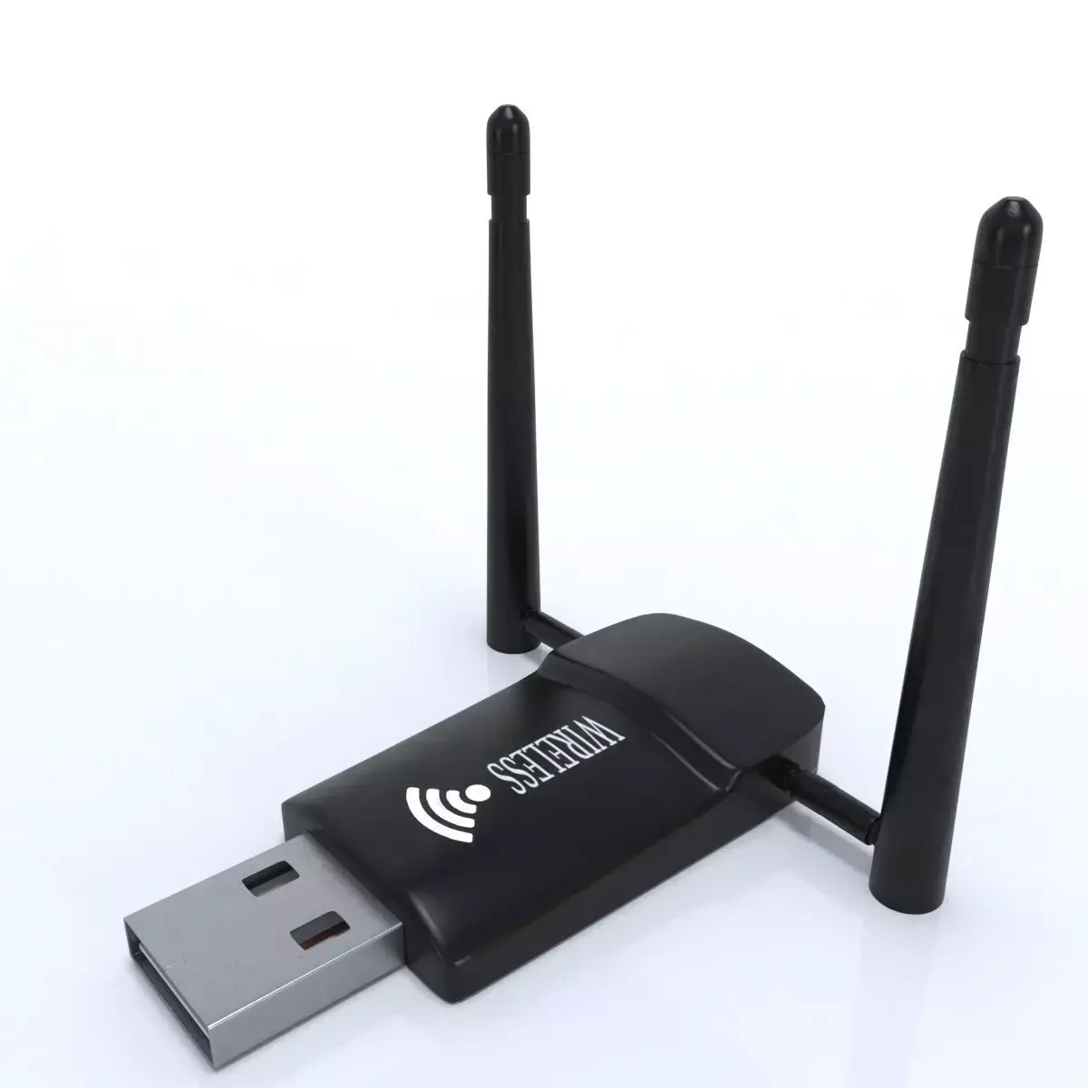 3D wirelss wi-fi adapter EDUP model Low-poly 3D model