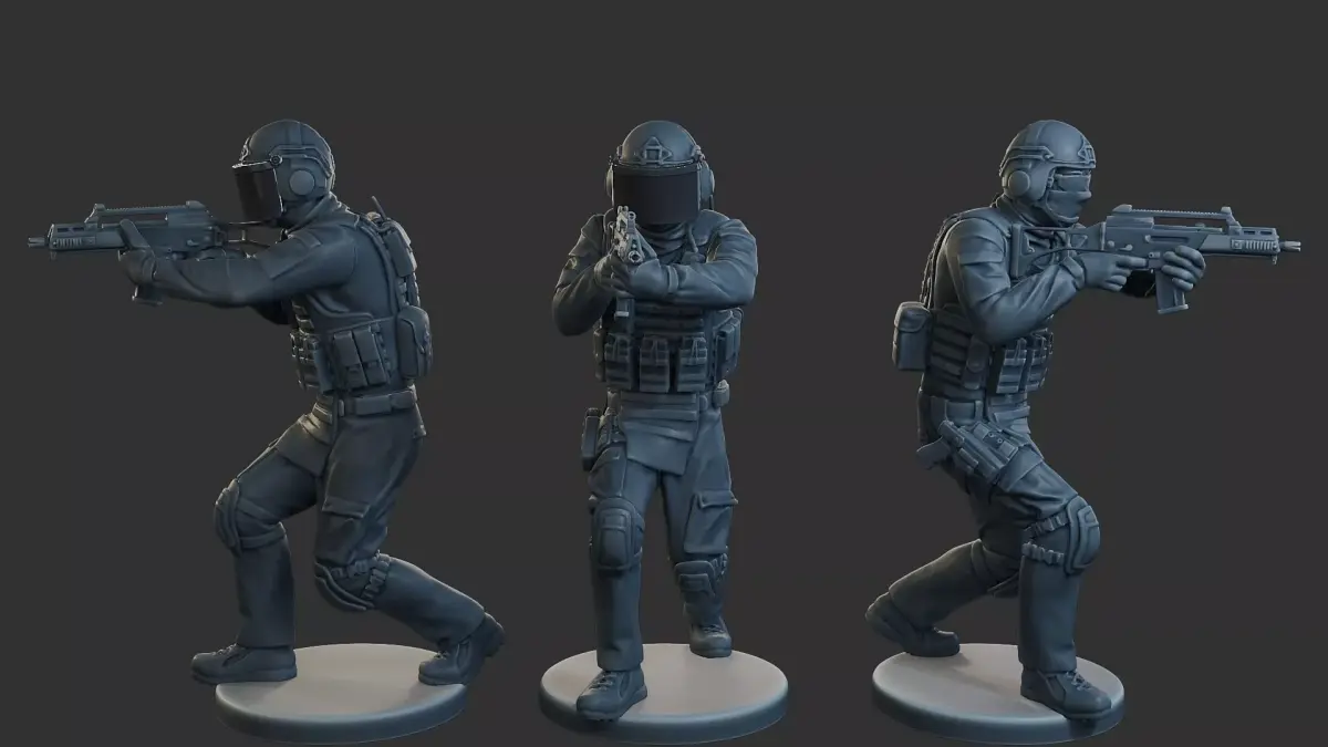 Tactical Gear GSG 9 TG1 006 3D print model