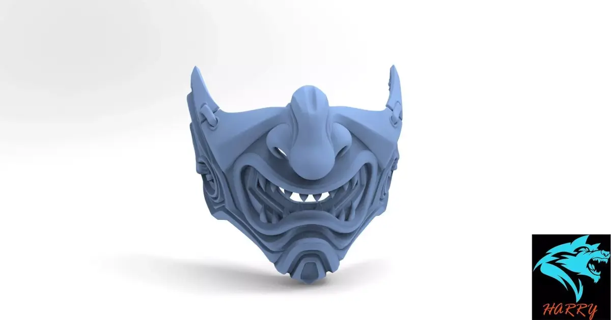 SAMURAI MASK FOR MORTAL KOMBAT 3D model